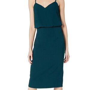 Dress the Population Alondra Teal  Sheath Dress